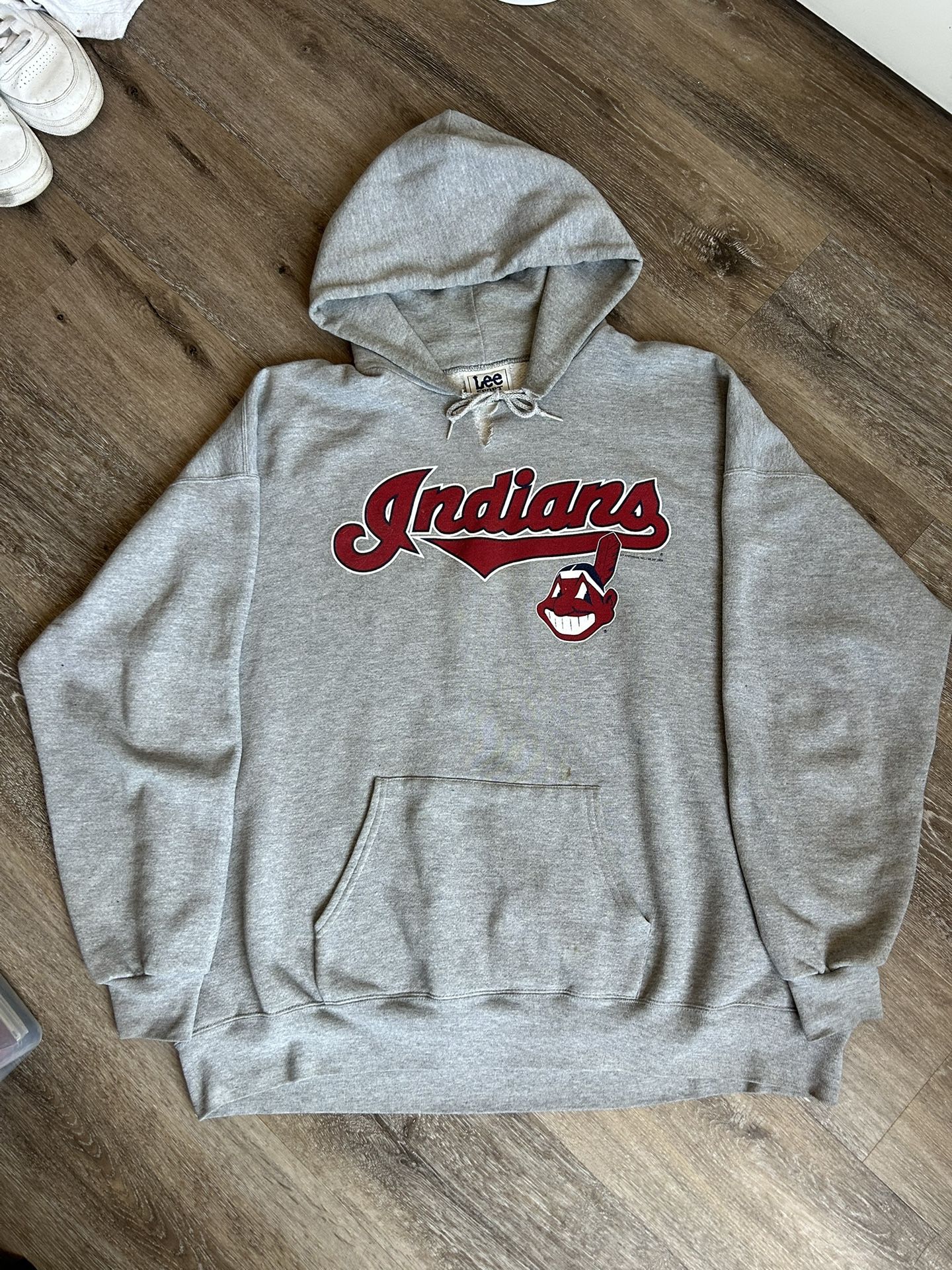 Vintage 1999 Cleveland Indians Lee Sport Hoodie XXL