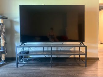 Industrial Wood & Metal TV Stand
