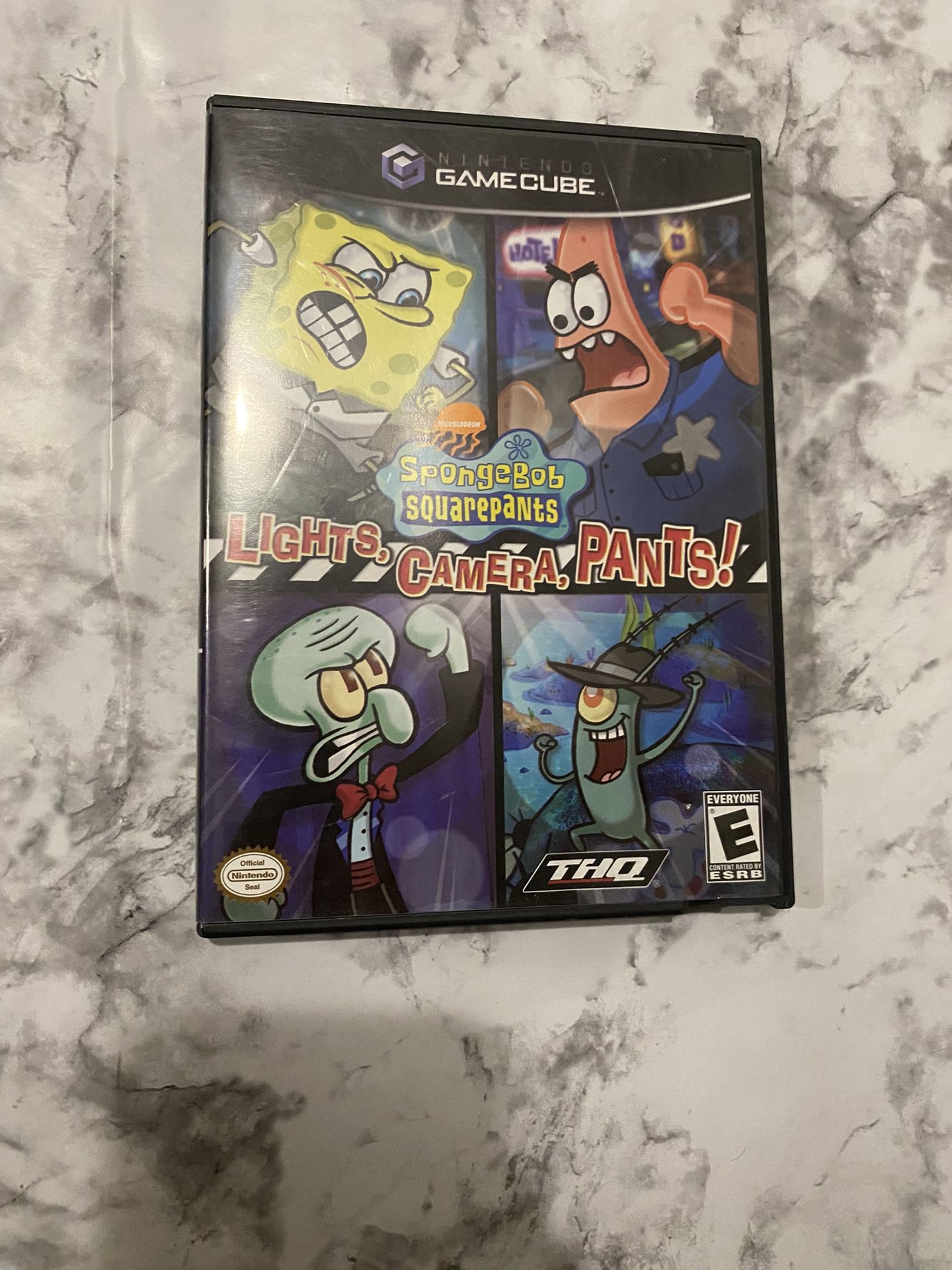 GameCube Spongebob Squarepants Lights Camera Action