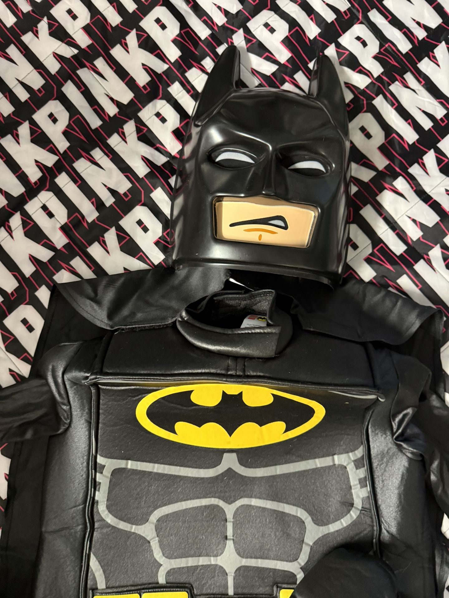 Batman Lego Movie Deluxe Costume, Black, Small (4-6)