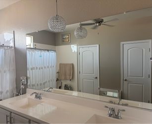Frameless mirror 42 x 84