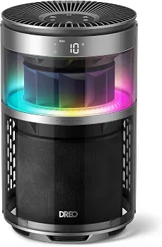 Brand new DREO Smart Air Purifier With RGBIC Light,Home HEPA Air Cleaner with Wi-Fi/Voice/Alexa, PM2.5 Quality Monitor,4 Speeds & Auto/Turbo/Quiet Sle