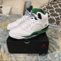 Jordan Retro 5 'Lucky Green' Size 10 Men / 11.5 Women Brand New