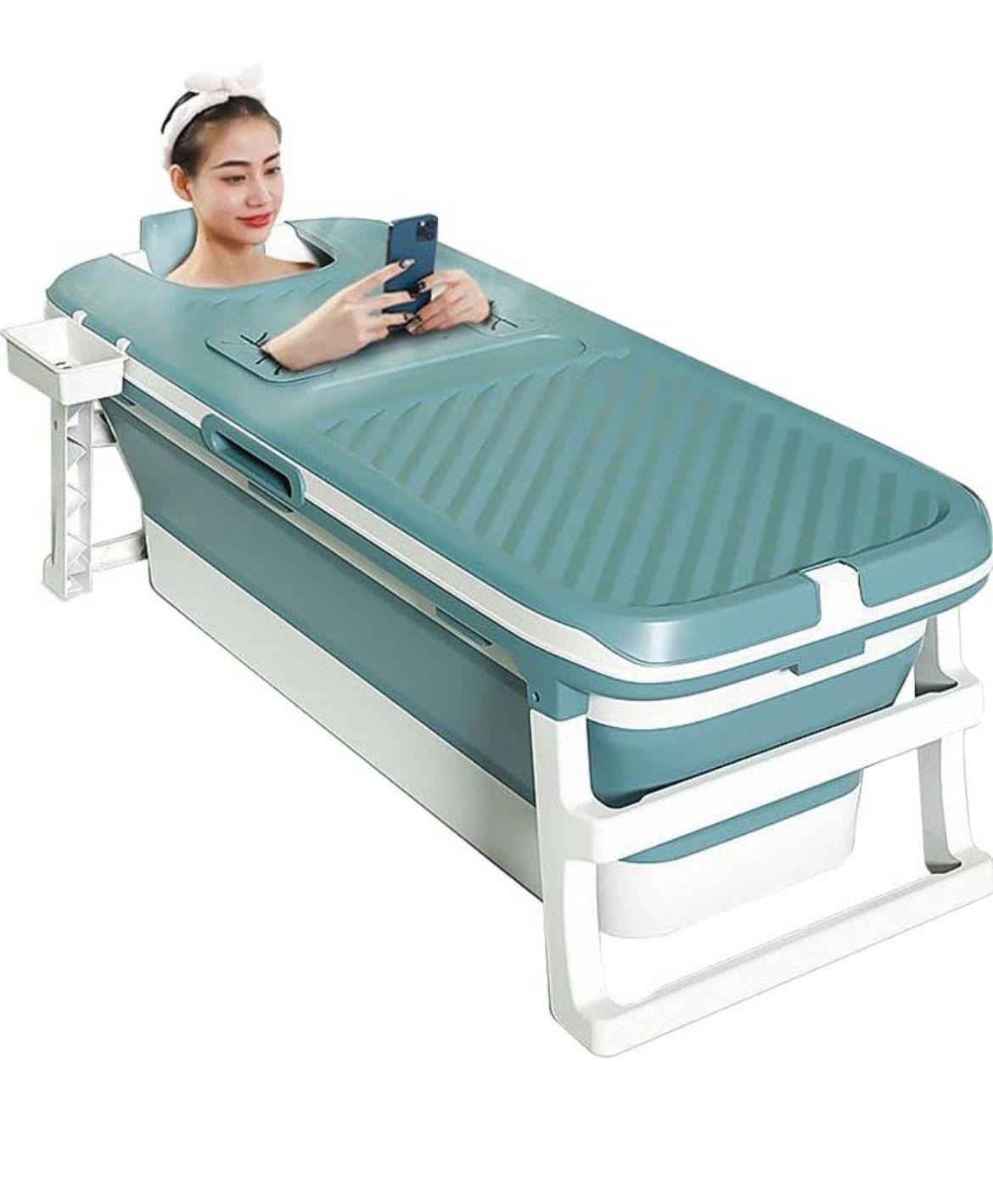ONLY $95.00: Foldable Bathtub Portable Soaking Bath Tub for adult, Ideal for Hot Bath Ice Bath