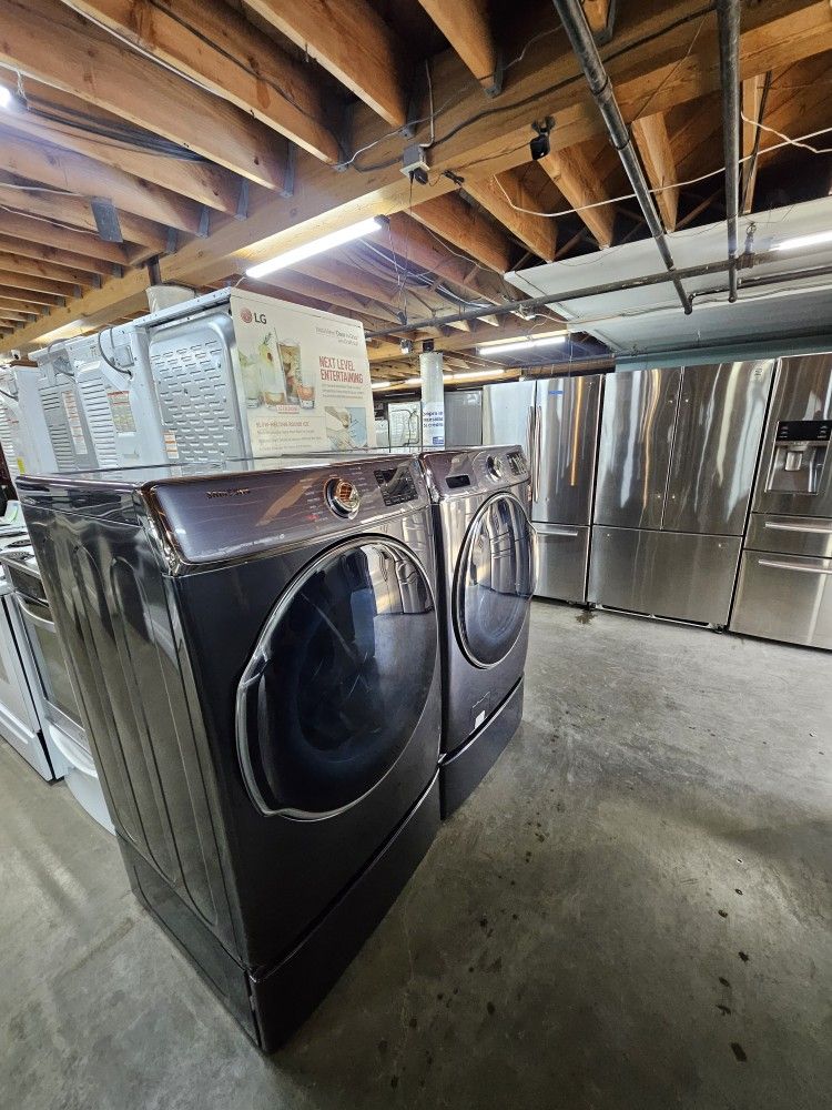 Blow Out Sale LANDLORD Special Store Full Nice Gently Used Certified Refurbish Reconditioned Washer Dryer Fridge Stove Oven Stackable Free Warranty 