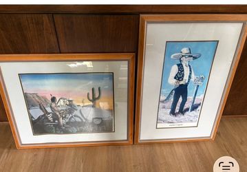 2 Art Prints Artist Cameron Blagg
