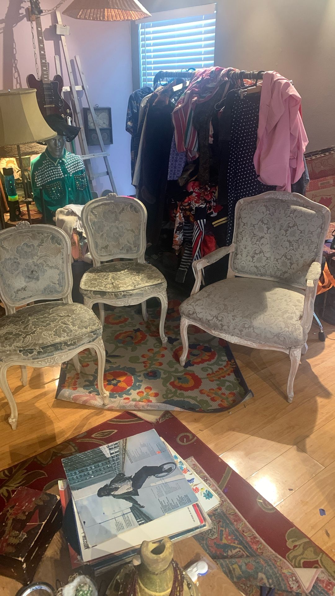 Shabby Chic Antique French Chairs