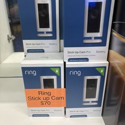 Ring Stick Up Cam Pro Battery New Sealed 