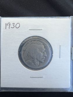 1930 S 5cents liberty coin