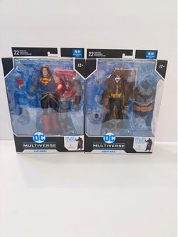 McFarlane Toys DC Multiverse Superman & Robin King Bundle (Dark Nights: Death Metal) 7”