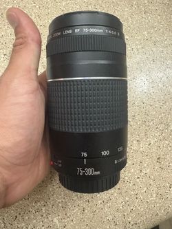 Camera Canon EF 75-300 Lens