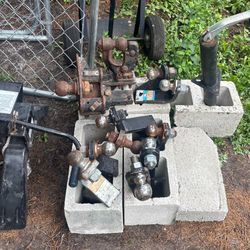 Mix Lot Trailer Hitch Balls 