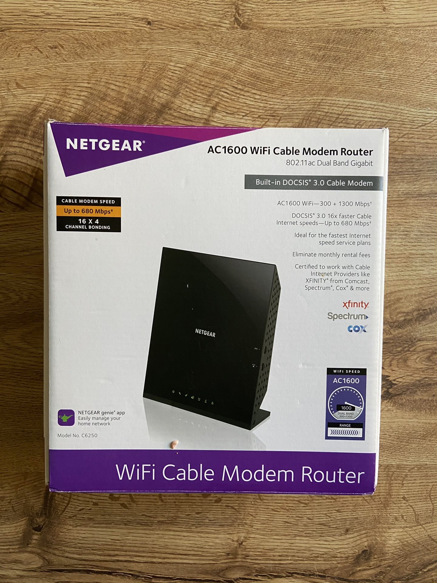 Netgear AC1600 WiFi Modem Router
