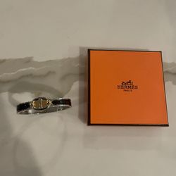 Hermès Women's Mini Clic Chaine D'ancre Sellier Bracelet
