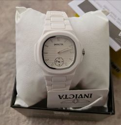BRAND NEW - Invicta Celestial Women's Watch, 34.8mm, White Band, White Dial, Luminescent Hands