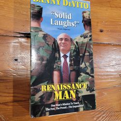 RENAISSANCE MAN Danny DeVito VHS Tape