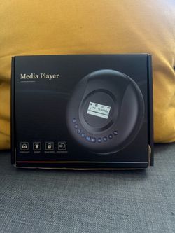Open Box Portable CD Player with Bluetooth & FM Radio – Like New