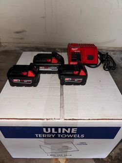 Milwaukee M18 Batteries and Charger