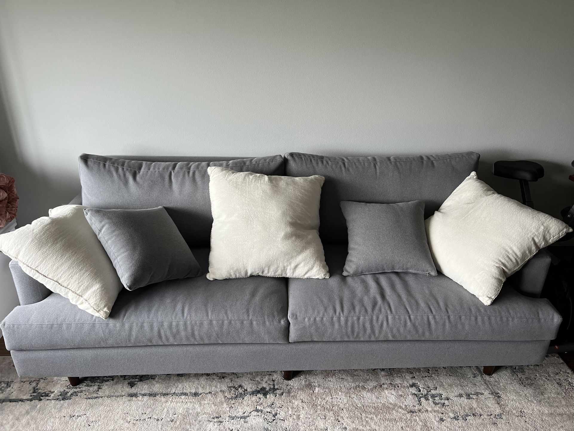 Gray/Blue Couch