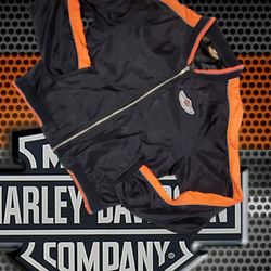 Vtg Harley Davidson Milwaukee 100 Anniversary Windbreaker Jacket Size S Small HD