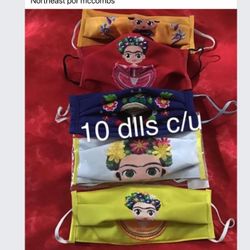 Cubrebocas Mexicanos Bordados Recojer Por Mccombs 10 Dlls 