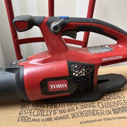 Toro Leaf Blower. 