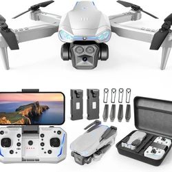 Drone with Camera, 1080P HD Mini FPV with Altitude Hold, One-Key Take Off/Landing, Headless Mode, 360° Flips, Speed Adjustment