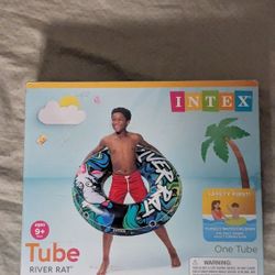 Intex River Rat Inflatable Swimming Tube 48in (1.22m) Ages 9+ MPN 68209EP