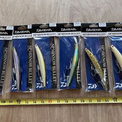 Daiwa SP Minnow Shallow running fishing lure, Bunker Pattern Cabrilla,  halibut, Striped bass for Sale in Los Angeles, CA - OfferUp