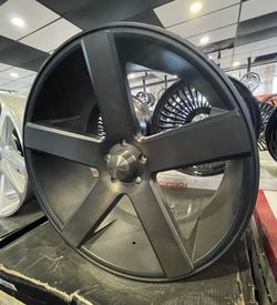 24” DUB Baller Wheels 24x10” Rims Size 19 offset 5x127 Matte Black Machine Brand New in Stock