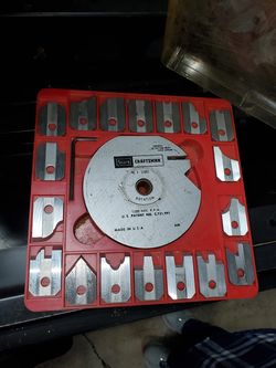vintage Craftsman Table Saw Molding Head & Cutter Set