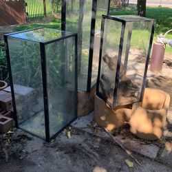 Terrariums, Aquariums.  Three In Total