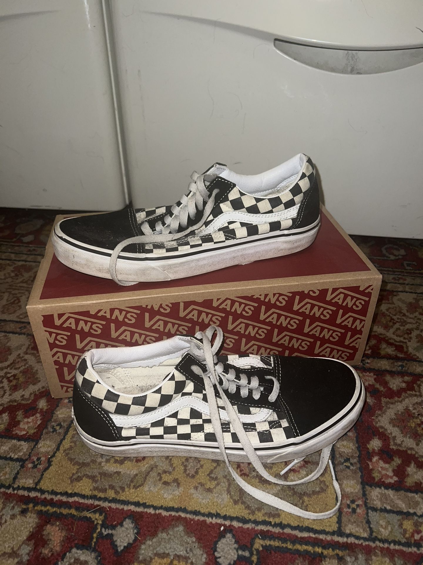 Old Skool Checkerboard Vans