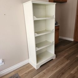 White Study Shelf