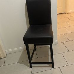 Two Leather Chairs, Each $15