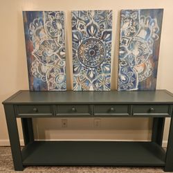 Mandala Artwork (Canvas Print Triptyc)