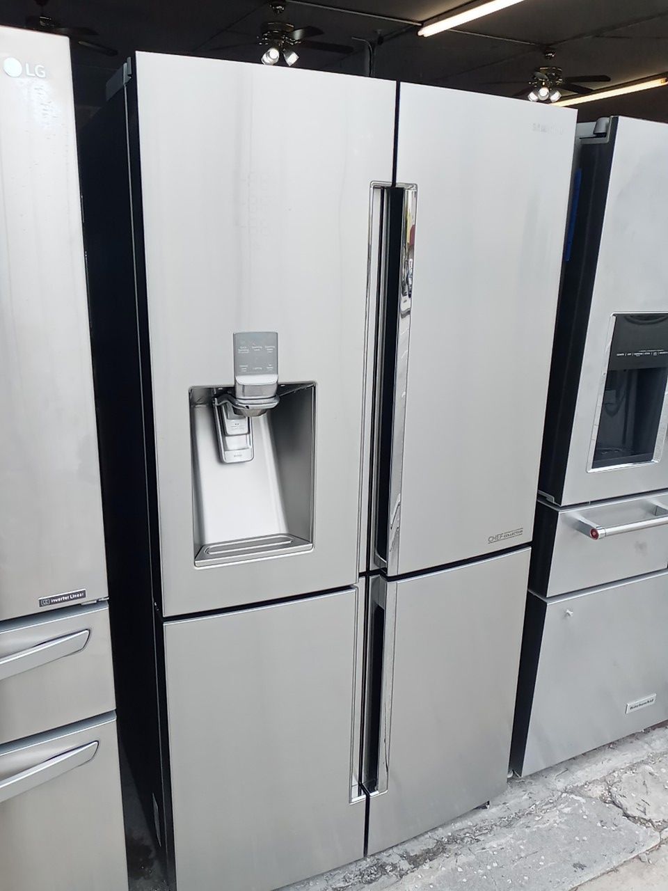 Samsung chef collection refrigerator. Counter depth