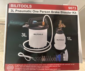 BILITOOLS 3L Pneumatic Brake Bleeder Kit One Person Vacuum Bleeding Tool