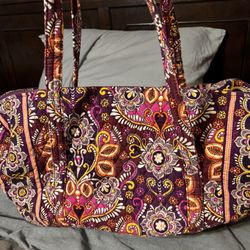 Like New XL Vera Bradley Duffle Bag