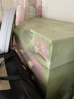 Crib and changing table