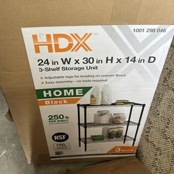 HDX 24”x30”X14” shelf storage
