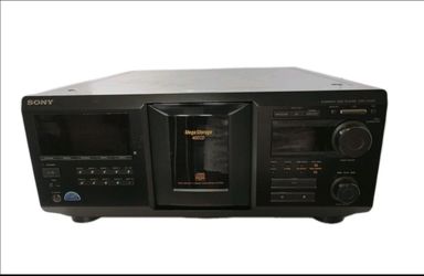Sony CDP-CX400 Mega Storage 400 CD Player Changer NEW BELTS CLEAN & READY