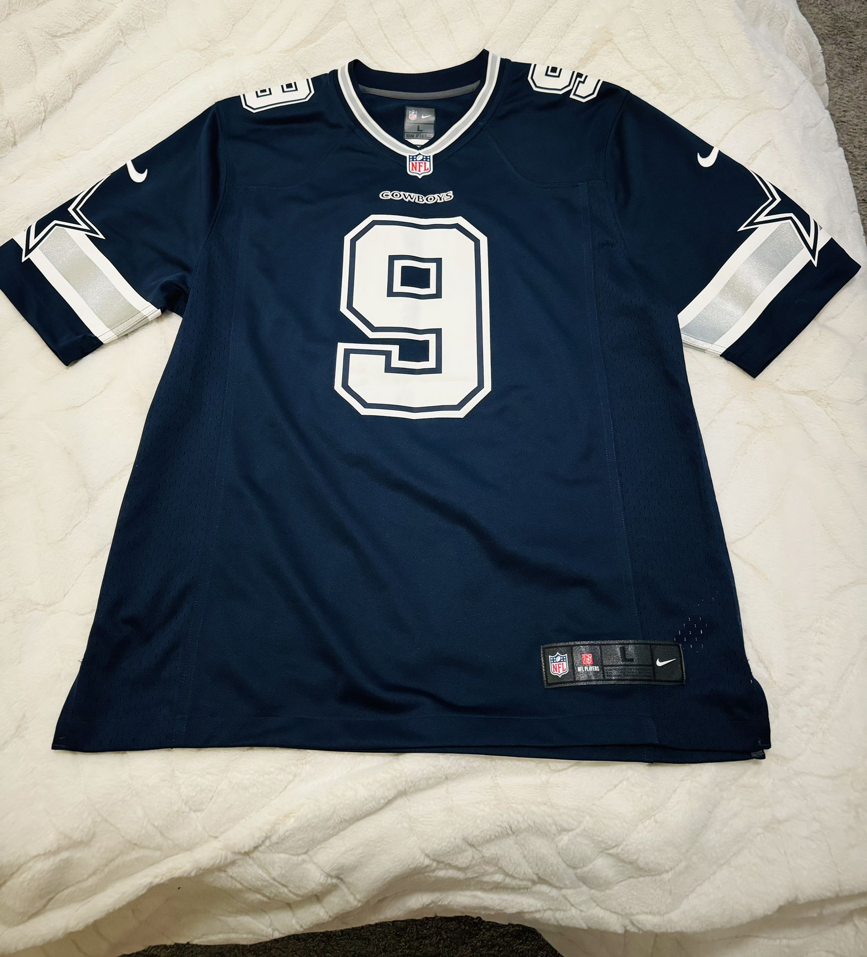 Dallas Cowboys Tony Romo #9 Nike Jersey Navy Large NFL 