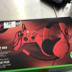 Xbox Controller And Headset