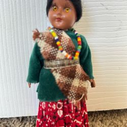 Vintage Navajo Doll 6”