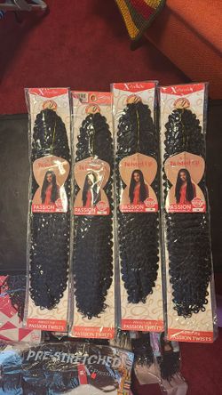 4pks Of Passion bohemian Crochet Hair