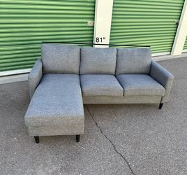 Beautiful Gray Sofa Lounge Couch + Free Delivery