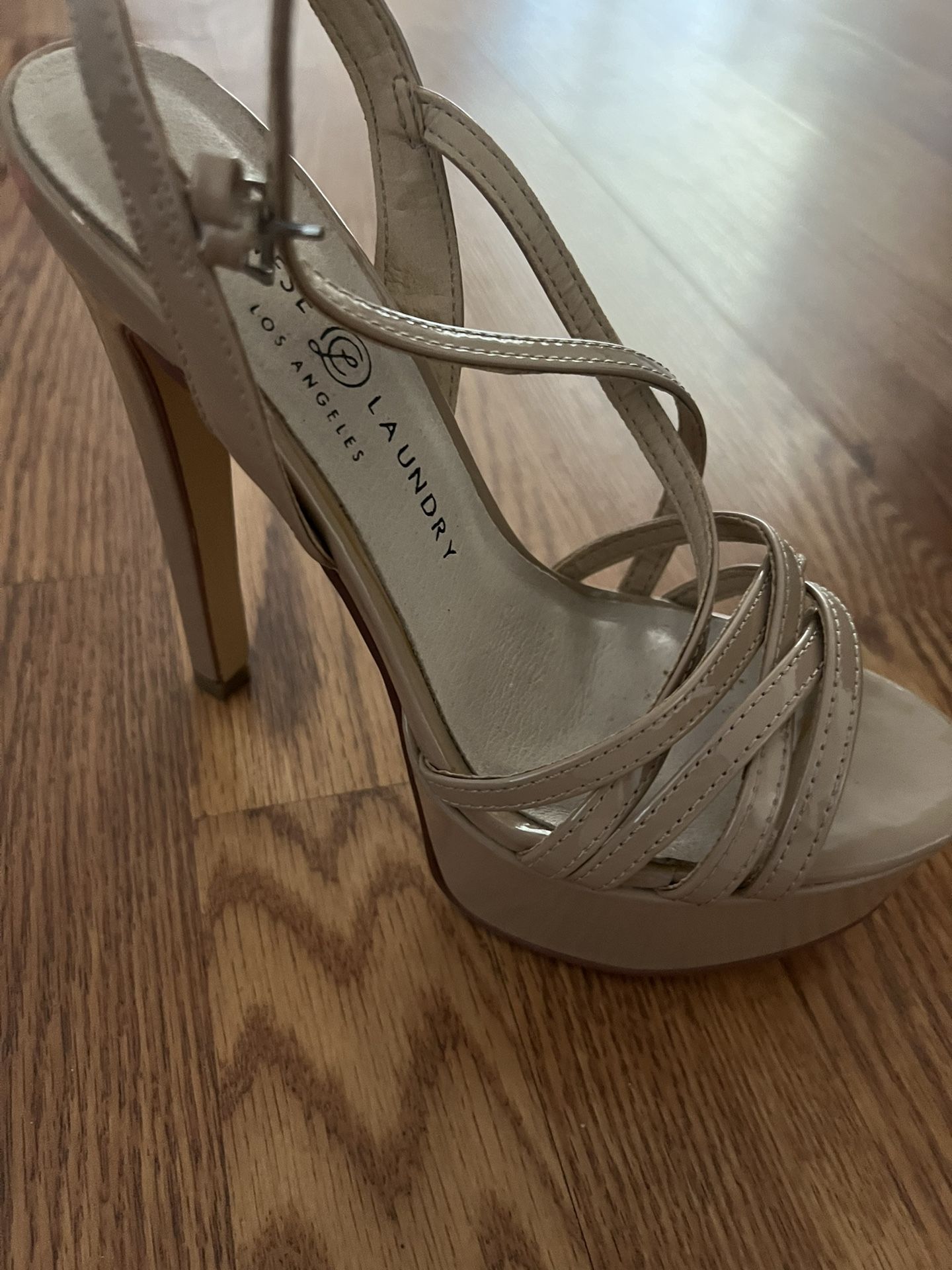 Chinese Laundry Women's Heeled Sandals - Peep Toe Block Heel With Ankle Strap - View #4