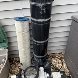 1.5 HP 2-speed Pool Pump and Cartridge Filter System