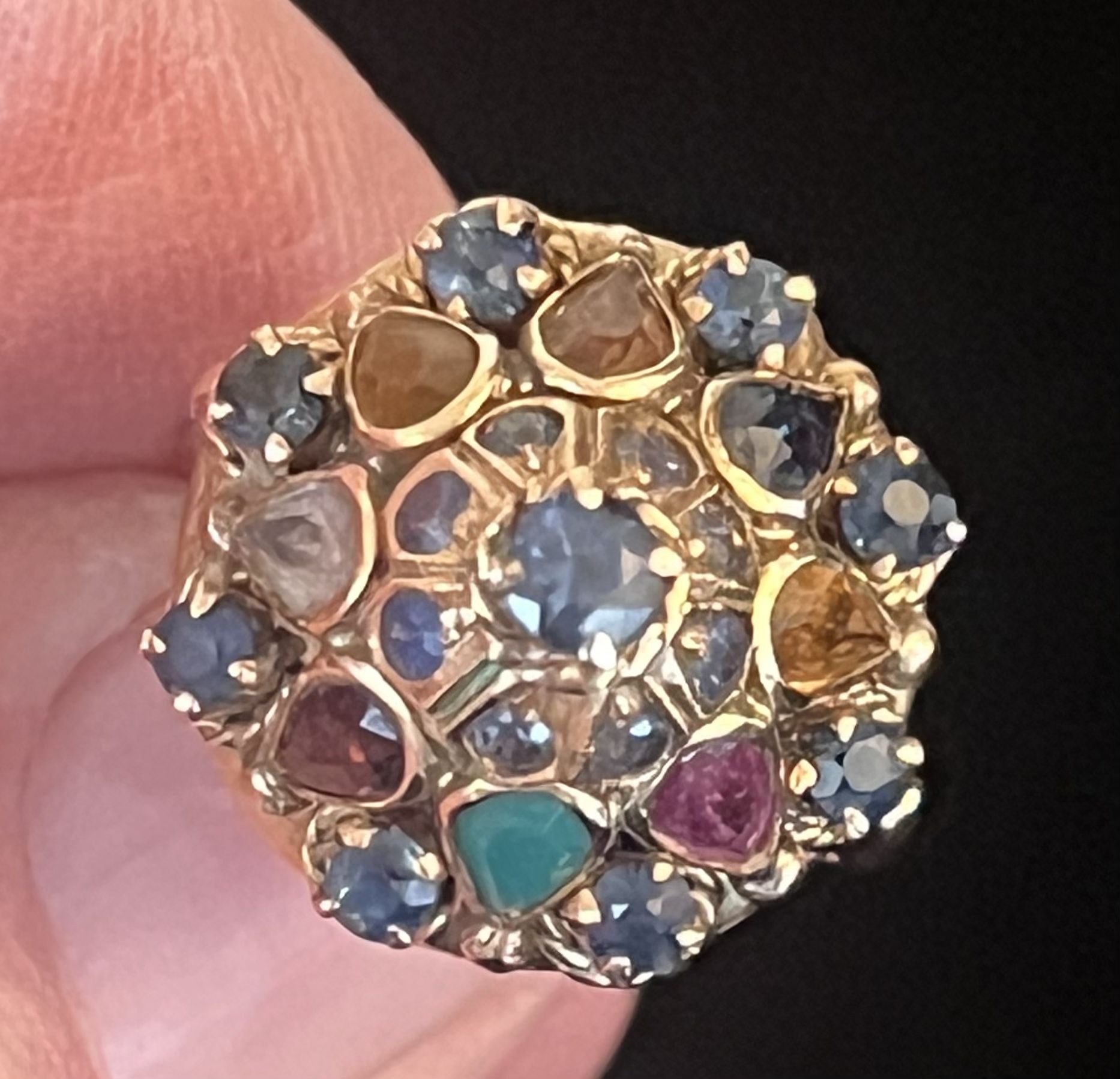 Multi Gemstone Thai Princess Ring